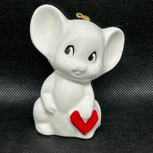 Vintage MGM ceramic Valentine’s Day/love mouse bell